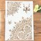 A4 Reusable Mandala 1/4 Wheel Stencil (8.3 x 11.7 Inch) – Vintage Round Arrow Layering Template for DIY Wall Art, Wood, Scrapbook & Home Crafts